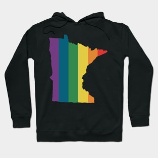 Minnesota State Rainbow Hoodie